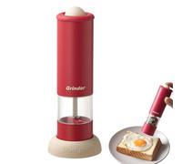 Electric Pepper Grinder, Automatic Salt & Pepper Mill, Recargable One-Handed, Adjustable Coarseness, (USB Charging & LED Light), For Home, Kitchen, Dining, Cooking