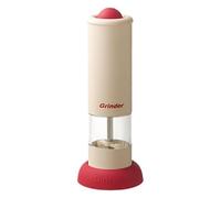 Electric Pepper Grinder, Barbacoa Seasoning Mill Gadget, Coarseness Adjustable Electronic Salt and Pepper, Material de larga duración de 17,5 cm. Ideal para uso en el hogar y la cocina