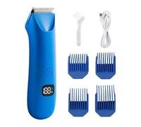Electric Personal Groomer - Men Body Shaver with Digital Display,Pubic Hair Trimmer for Men | for Intimate Pubic Balls Armpit Chest Arm Leg