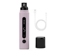 Electric Pet Nail Grinder, Dog Paw Trimmer with LED Light, 5-Speed Quiet, Grooming Tool for Large Medium Small Dogs and Cats, (6.38x1.34x1.26 Inches), Low-Noise Rechargeable