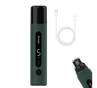 Electric Pet Nail Grinder, Dog Paw Trimmer with LED Light, 5-Speed Quiet, Grooming Tool for Large Medium Small Dogs and Cats, (6.38x1.34x1.26 Inches), Low-Noise Rechargeable