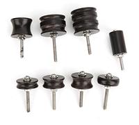 Electric Polished Rod Black Sandalwood DIY Hand-Made Leather Craft Polishing Tool for Leather Polishing Christmas Gifts