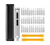 Electric Precision Screwdriver - Rechargeable Power Electric Screwdriver | 36 Bit Set, Diy Repair Tool | Compact Design, Accurate Electronics Assembly, Watch Laptop Repair, Versatile Torque Control