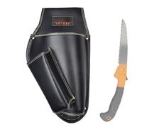 Electric Pruners Shears Holster - 30.5x17cm Portable Bag, Super Fiber Leather Storage Pouch with Multiple Pockets, Heavy Duty Design with Belt Clip | Gardening Camping Outdoor Agricultural Floral Fora
