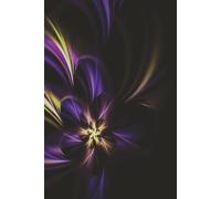 Electric Purple Notebook: Blank Lined Notebook for All Ages, Purple, Flower | 6x9 inches, 110 pages | Gifts for Birthdays, Christmas, Thanksgiving and more