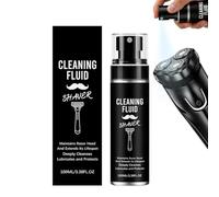 Electric Razor Cleaner Spray - 100ML Beard Trimmer Solution for Men | Cleans Razors Safely Perfect for Dad Father Grandpa Boyfriend Colleague, Barbershop, Home, Travel Use