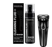Electric Razor Cleaner Spray - 100ml Blade Cleaning for Lubricant Solution | Fast Stain Removal Formula with Anti Rust Protection, Shaver Maintenance Fluid for Men Home Travel Use