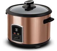 Electric rice cooker, rose gold