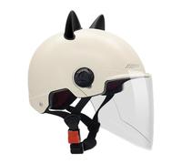 Electric Scooter Helmet Adjustable Breathable Riding Gear | Men Helmet with Visor for Adult Men Women Riding Bike Cycling Motorcycle Bicycle Skateboard Scooter