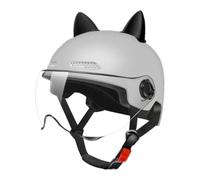 Electric Scooter Helmet For Adults - Protective Riding Gear with Visor, Lightweight Safety Helmet Providing Resistance | Breathable Head Protection Enhancing Outdoor Security, Men Riding Use