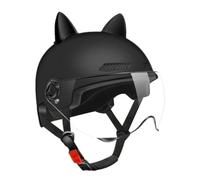 Electric Scooter Helmet For Adults - Protective Riding Gear with Visor, Lightweight Safety Helmet Providing Resistance | Breathable Head Protection Enhancing Outdoor Security, Men Riding Use