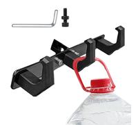 Electric Scooter Hook, Stroller Hook, 10.35 Inches Length Lightweight Abs Double Hooks Design, Food Delivery Hanger, Rider Hat Rack for Takeaway Bags Outdoor Driver Umbrella, Black