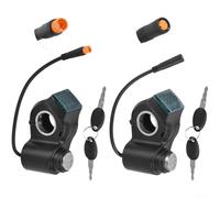Electric Scooter Switch Lock Digital Display for para kugoo para g2pro(C) | Fits para kugoo para g2pro, ABS plastic body, digital voltage readout, secure key lock, easy replacement