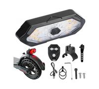 Electric Scooter Tail Light with Turn Signals,Wireless Remote Control Waterproof Scooter Rear Light Safety Warn for