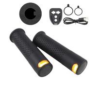 Electric Scooter Turn Signal Handlebars For M365 / Pro - Wireless Remote Control Indicator Lights | LED Handlebar End Warning Lights & Direction Signals | Waterproof Safety Lighting For E-Scooter Comm