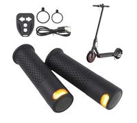 Electric Scooter Turn Signals - Remote Control LED Warning Lights, 5.27x1.61inch E Scooter Handlebar Turn Light Indicator Set for Road Mountain Bike Night Riding Commuting Travel Parking Safety Use