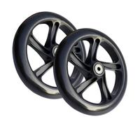 Electric scooterWheels - PU Solid Silent Design, Wear Resistant Shock Absorbing Build | Replacement Skate & scooterTires With Hub And Bearings For 145/180/200mm Electric Scooter, Trolley, Handcart