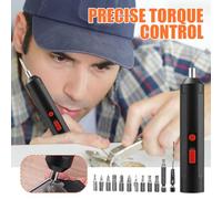 Electric Screwdriver - Rechargeable Power Driver | Precision Torque Control with LED Work Light, Magnetic Bit Holder with Forward Reverse, Handheld Repair Tool Kits