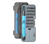 Electric Screwdriver Set - 46-in-1 Cordless Precision USB Rechargeable Tool for Electronics | Magnetic Bits with Torque Sensor & LED Light for Computers, Mobiles, Watches and Home Offices