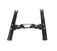 Electric Seat Slide Rail Adjustable Forward Backward Sliding Track Motor 12V Power Supply for Commercial Vehicle RV Car Seat Modification Steel Material 380mm Size