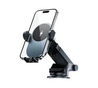 Electric Smart Cradle - Rapid Power Mobile Mount for Truck and RV | 360 Degree Rotating Base with Overheat Protection & Universal Compatibility for Air Vent, Travel and Vacation