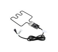 Electric Smoker Grill Heating Element with Adjustable Thermostat Cord Stainless Steel Controller 1500W 50F-400F for Masterbuilt