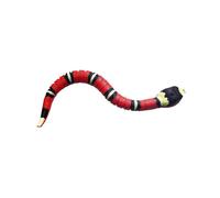 Electric Snake Toy, Realistic Simulation Snake Toy Cat Interactive Toys, Usb Electric Smart Sensing Snake Toy for Tricky Prank Props Pet Toy