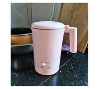 Electric Soybean Milk Grinder & Juicer, 350ML Mini Blender with Heating Function, 220V, Stainless Steel Liner(Type O,UK-220)