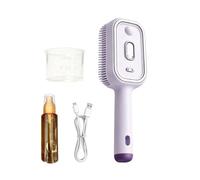 Electric Spray Air Cushion Massage Comb, Electric Steam Hair Massager, Anti-Tangles Spray Hair Brush with Self-Cleaning, Anti-Static Volumizing Mist Brush for Frizz Control, Smooth Shine, Daily Care