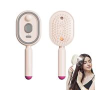 Electric Spray Hair Brush with Water Mist, 3-in-1 Liquid Spraying Hair Brush, Air Cushion Massage Comb for Detangling, Hair Oil Sprayer for Dry Hair (#A)