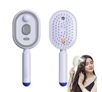 Electric Spray Hair Brush with Water Mist, 3-in-1 Liquid Spraying Hair Brush, Air Cushion Massage Comb for Detangling, Hair Oil Sprayer for Dry Hair (#C)