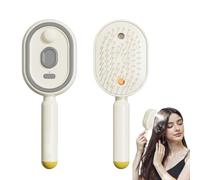 Electric Spray Hair Brush with Water Mist, 3-in-1 Liquid Spraying Hair Brush, Air Cushion Massage Comb for Detangling, Hair Oil Sprayer for Dry Hair (#B)