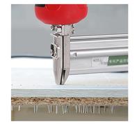 Electric Stapler Nail Gun Tacker F30 Nailer Furniture Tool Wooden Frame Wood Machining For Home Upholstery DIY Para muchos medios de comunicación