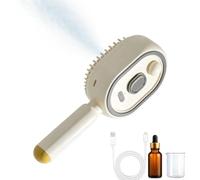 Electric Steam Brush for Hair Portable Straightener Spray Comb