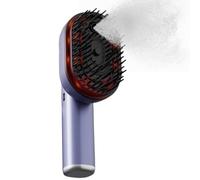Electric Steam Brush for Hair - Rechargeable Anti-Static | 3-Speed Smoothin | Rechargeable USB brush with steam function. Anti-static smoothing for frizz-free hair. 3-speed massage comb for scalp comfort