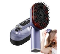 Electric Steam Brush Hair 3 Speed Anti Static | Heated Smoothing Comb Frizz Control Air Cushion Massage Hairs Brushes | Electric Hair Straightening Brush for Women Men Home Salon Use Case Durable Styl