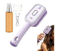 Electric Steam Brush - Portable Self Cleaning Massage Comb | Rechargeable Pet Grooming Brush, Gentle desheddingg Steam Comb, Soft Massage Grooming Tool | Cats Dogs Daily Care