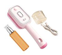 Electric Steam Hair Brush - Self-Cleaning Straightener | | Hydrating Steam Comb With Measuring Cup; Anti-Scald Automatic Detangling Brush For Smooth, Frizz-Free Hair Styling