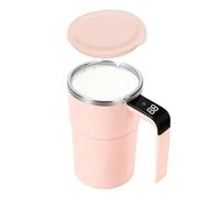 Electric Stir Cup - Automatic Self-Mixing Cup, 380 ml Stir Cups, Portable Coffee Stirr Cups | Taza For Cocoa, Honey, Coffee, Home, Kitchen, Office, Bar, Birthday, Navidad, Daily Drink, Hot Beverages