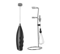 Electric Stirrer, Cordless Coffee Blender, Interactive Portable Latte Frothier and Tea Steamer, Handheld Mixer for Camping, Baking, Protein Shakes, and Iced Drinks 1.42x8.86 Inches