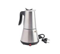 Electric Stove Espresso Maker Moka Pot 6 Cups Percolator Coffee Pot Electric Stainless Steel Classic
