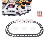 Electric Sushi Train, Rotating Sushi Conveyor, Battery-Powered Food Serving Track, 22X Rail System, Intelligent Auto Control, Interactive Dining Toy, Kids Adults, Perfect for Home