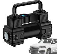 Electric Tire Inflator | 12V Portable Air Pump for Car, Motorcycle, and Bicycles | Digital Display Electric Tire Inflator for All Vehicles, Compact and Easy to Use