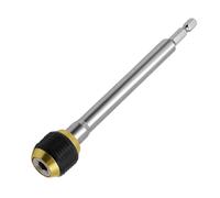 Electric Tool Extension - Drill Bit Connector for Professional Use | Rapid Release Adapter Featuring Sturdy Hex Rod Design & Smooth Engagement for DIY Repairs Home Projects Construction Maintenance