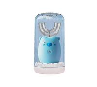 Electric toothbrush for children from 2 to 6 years old with cup 3 brushing modes 45 s Timer(Blue)