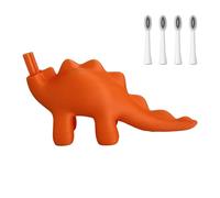 Electric Toothbrush Head Holder - Dinosaur Shape Organizer, Novelty Storage Stand, Splash-Resistant Hygienic Slot Design, Compact Toothbrush Accessory for Bathroom, Home, Apartment, Hotel