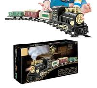 Electric Train Set - Vintage Battery-Operated Toy Train With Lights & Music | Interactive Lights & Sound - Features Realistic Glowing Headlights And Cheerful Musical Tunes That Capture Children's