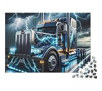 Electric Truck Art Rompecabezas 1000 Piezas Papel Ecológico para Niños Principiantes, Ultra Difícil, Diversión Post-Clase, Mejor Calificado para Jóvenes Aprendices 52x38cm/1000pcs