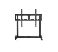 Electric TV Hanging Cart, Telescopic and Adjustable, Double-Column TV Lift Stand, Suitable For Large Screen 60-100 Inch TVs(Black)