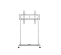 Electric TV Hanging Cart, Telescopic and Adjustable, Double-Column TV Lift Stand, Suitable For Large Screen 60-100 Inch TVs(White)